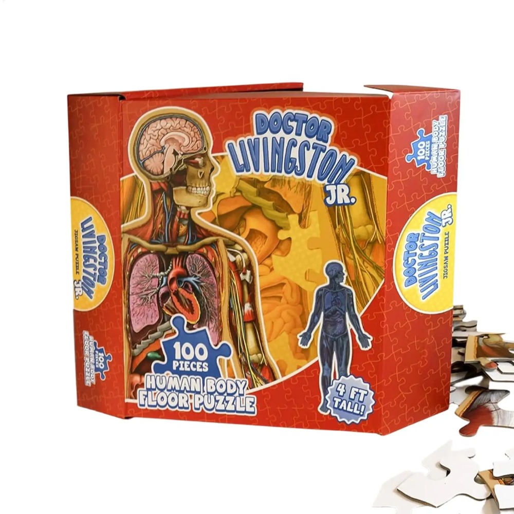 Human Body Puzzle - 100 Pieces Human Anatomy Puzzle Educational