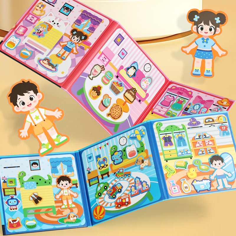 Human Body Puzzle - Montessori Boys Girls Dress Up Game