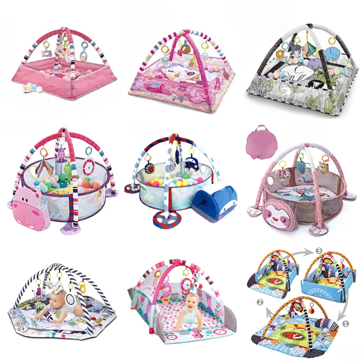 Kids Education Activities - Educational Fitness Frame For Children Play