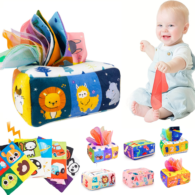 Kids Education Activities - Baby Montessori Toy,Magic Tissue Box,Educational Learning