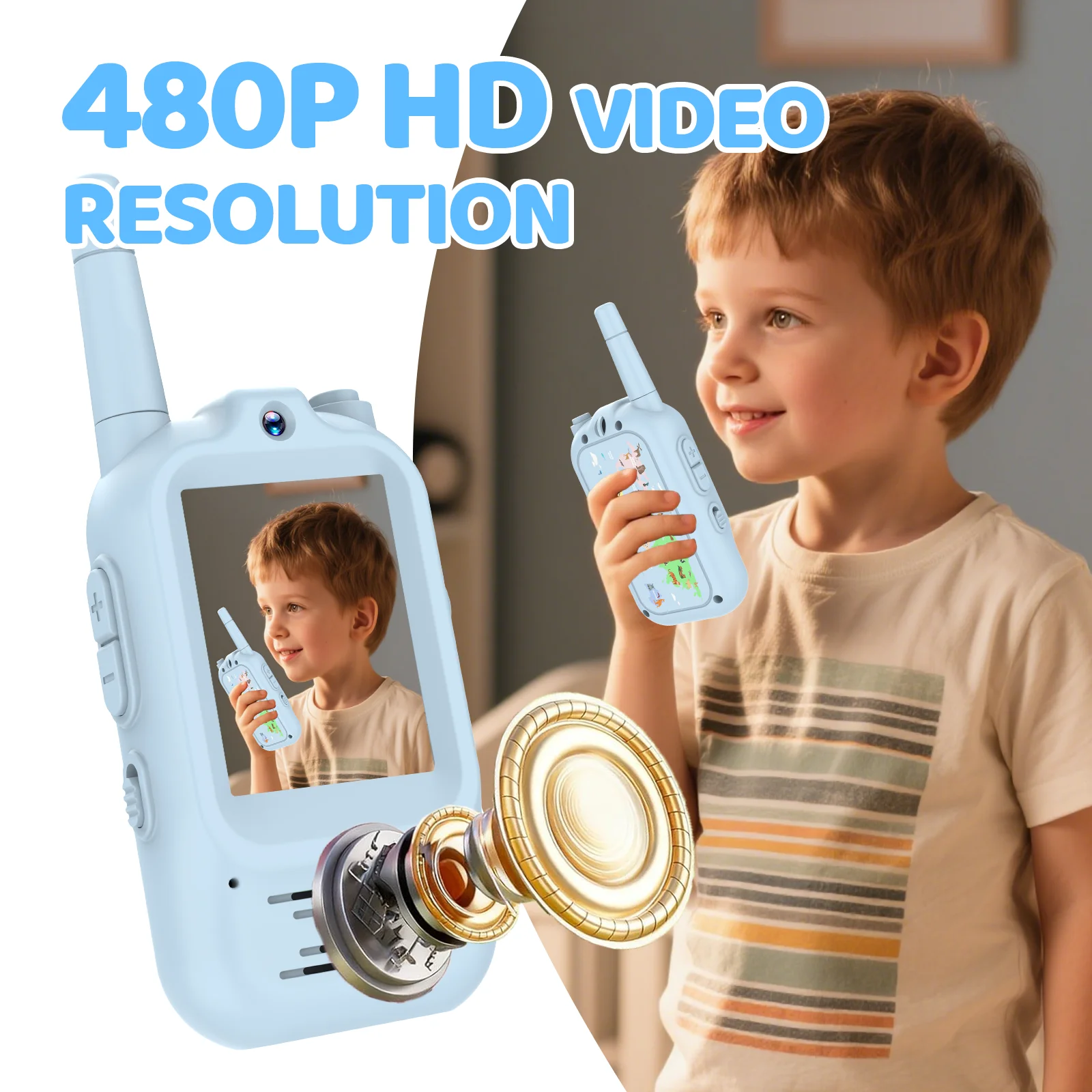Kids Education Video - Video Walkie Talkie Kids Rechargeable 2