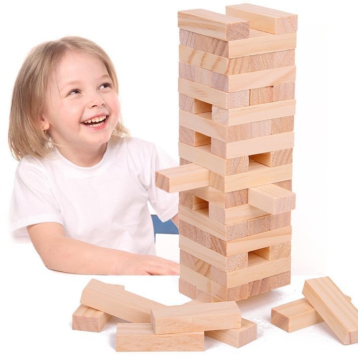 natural log wooden stacking bl - Kids Education Login ulasan dan harga