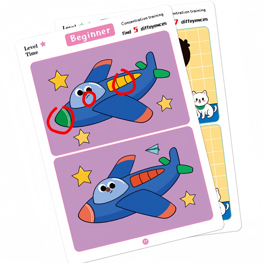 Find Differences Card Game Reu - Kids Education Level ulasan dan harga