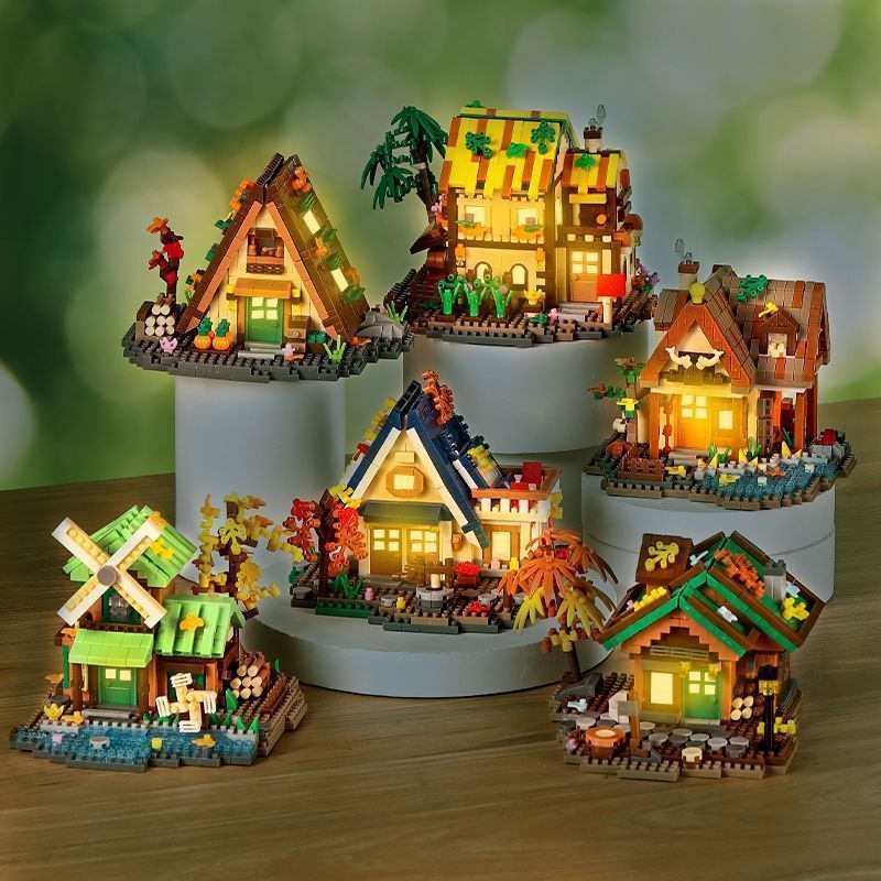 NEW Forest Cabin Mini Building - Kids Education Login ulasan dan harga