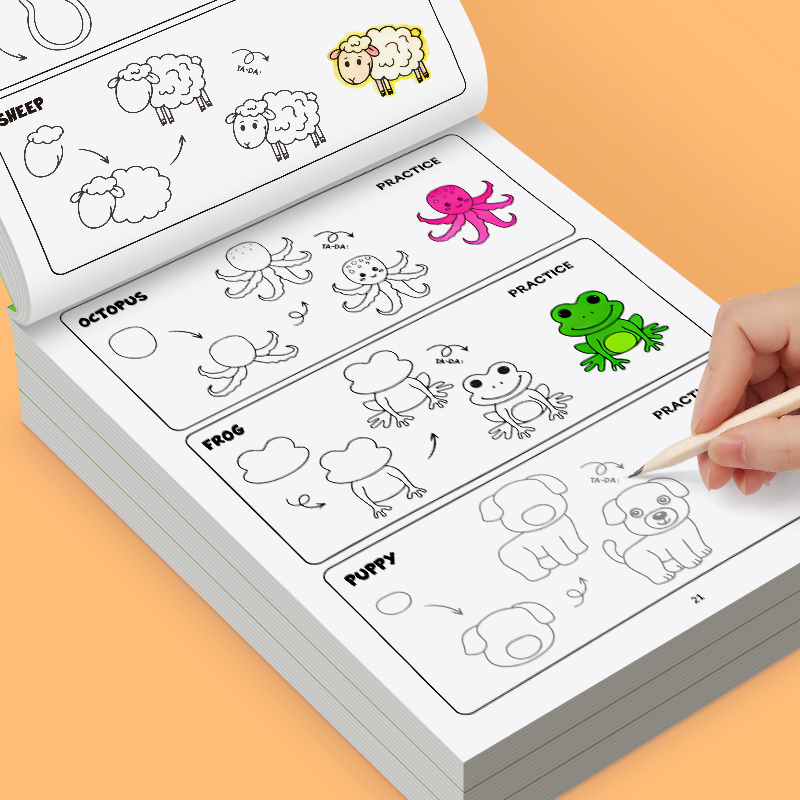 Kids Animal Drawing Book 32 Pa - Kids Education Activities ulasan dan harga