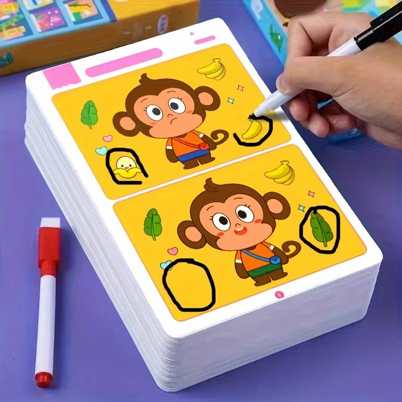 Find Differences Card Game Reu - Kids Education Level ulasan dan harga