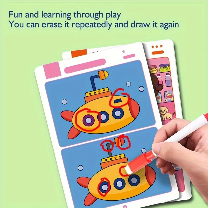 Find Differences Card Game Reu - Kids Education Level ulasan dan harga