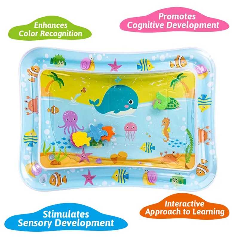 Baby Water Play Mat Inflatable - Kids Education Activities ulasan dan harga