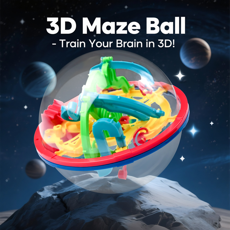 3D Magic Ball Labyrinth Brain  - Kids Education Level ulasan dan harga