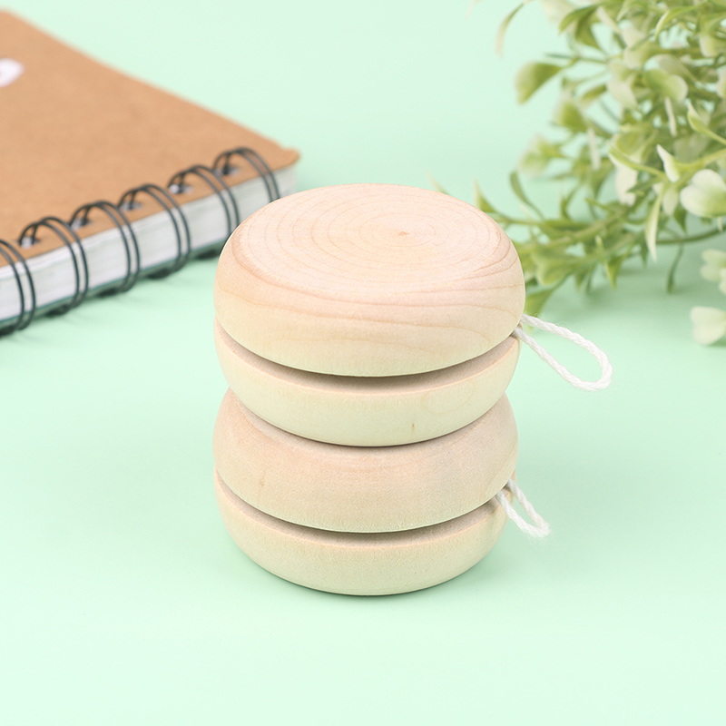 Colorful Wooden Yoyo Toy Mini  - Kids Education Login ulasan dan harga
