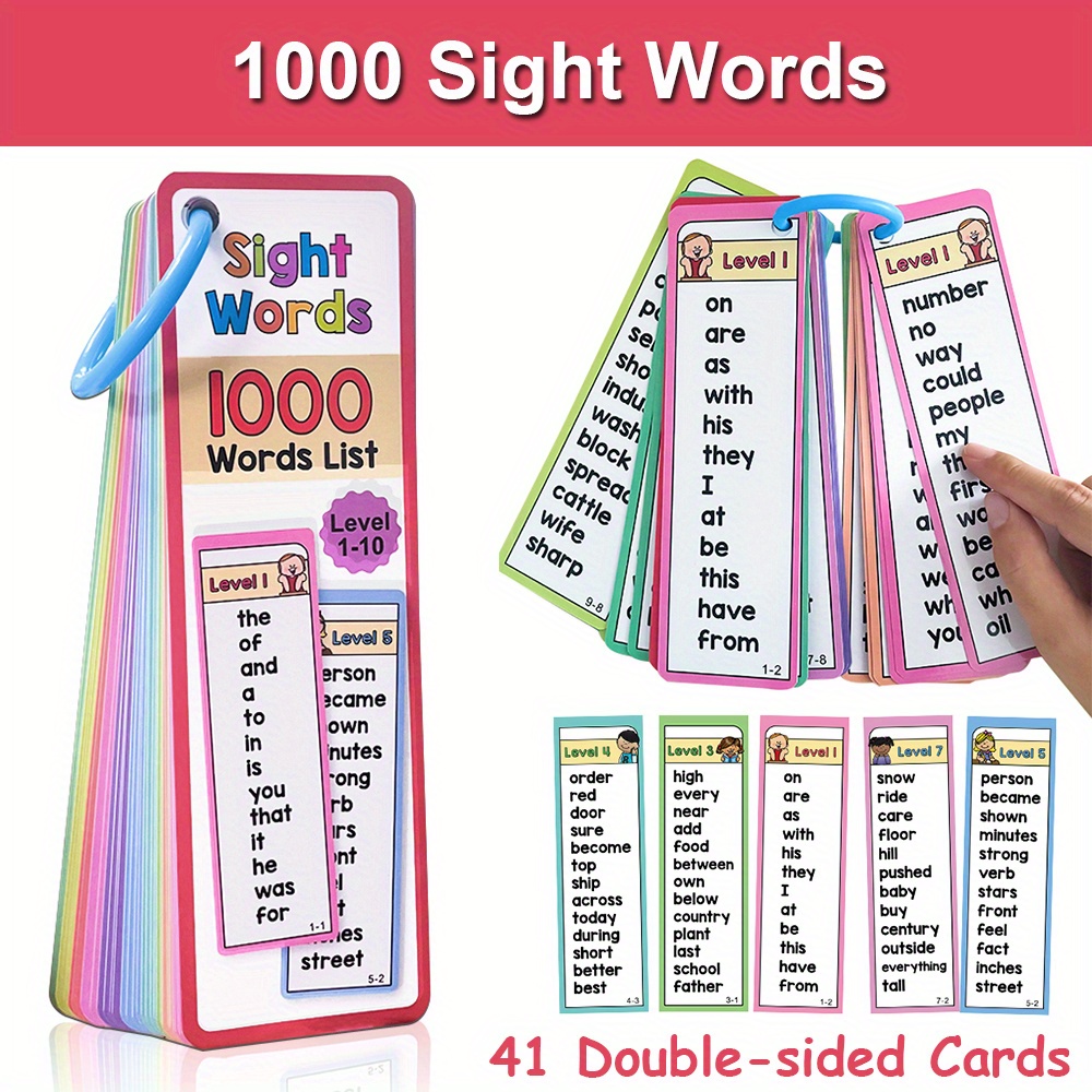 1000 Sight Words Flash Cards f - Kids Education Level ulasan dan harga