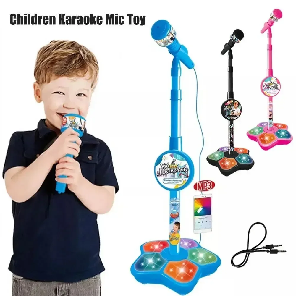 Kids Microphone with Stand Kar - Kids Education Phone ulasan dan harga