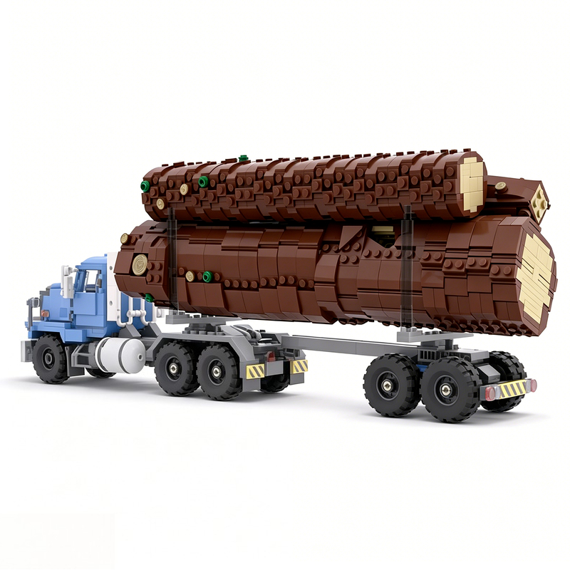 333PCS MOC Large Variety Logs  - Kids Education Login ulasan dan harga