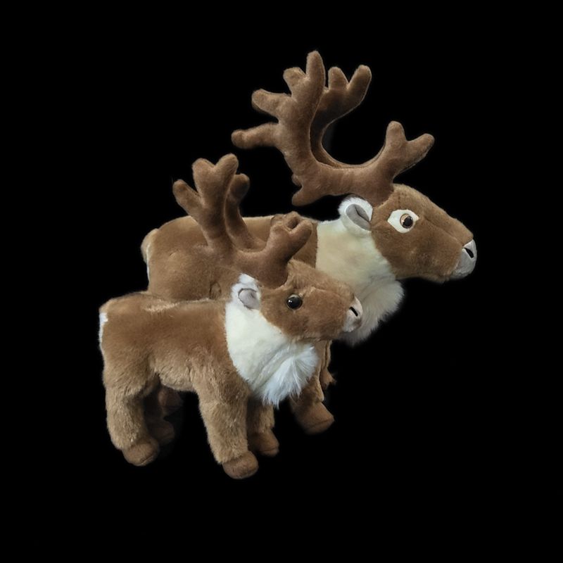 Cute Realistic Reindeer Plush  - Kids Education Learn Tv ulasan dan harga