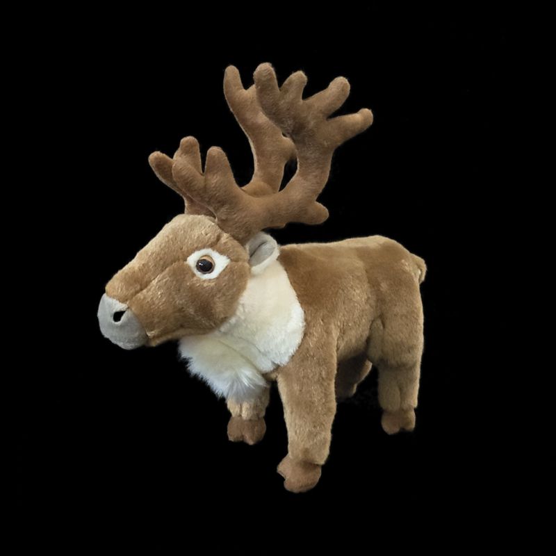 Cute Realistic Reindeer Plush  - Kids Education Learn Tv ulasan dan harga