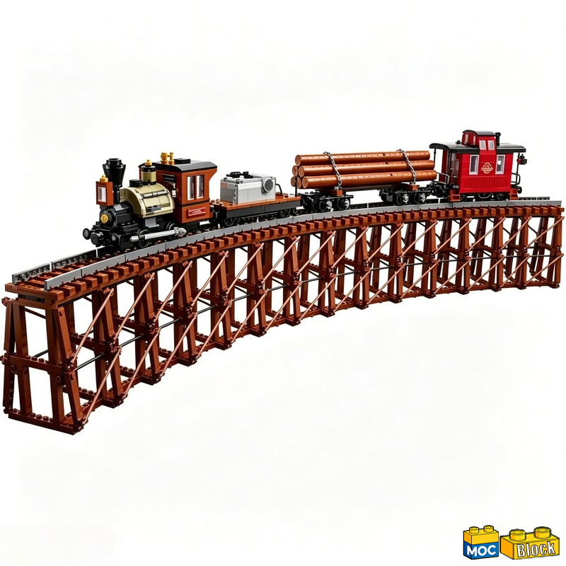 NEW 2731 Parts Logging Railway - Kids Education Login ulasan dan harga