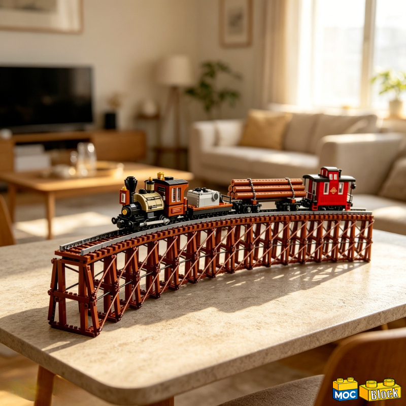 NEW 2731 Parts Logging Railway - Kids Education Login ulasan dan harga