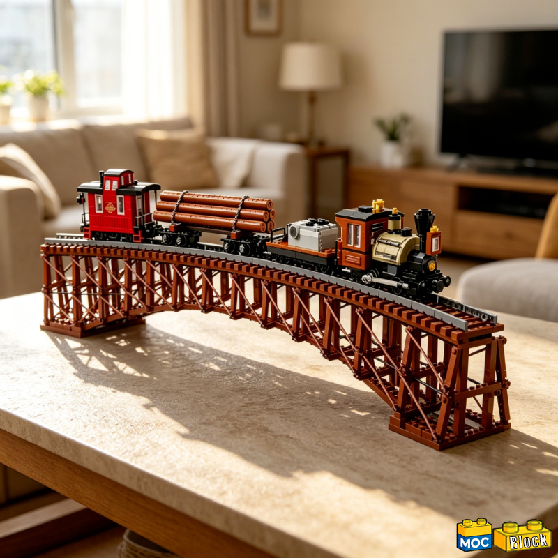 NEW 2731 Parts Logging Railway - Kids Education Login ulasan dan harga