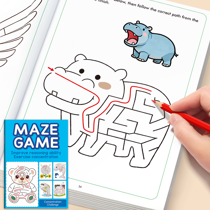 Maze Fun Drawing Book for Kids - Kids Definition Of Education ulasan dan harga