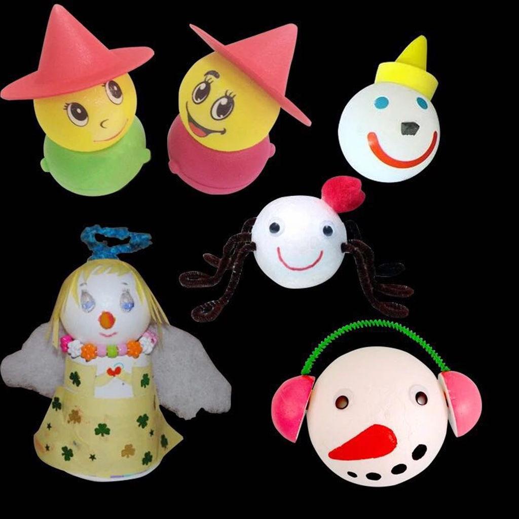 White Foam Modeling Craft Bead - Kids Education Activities ulasan dan harga