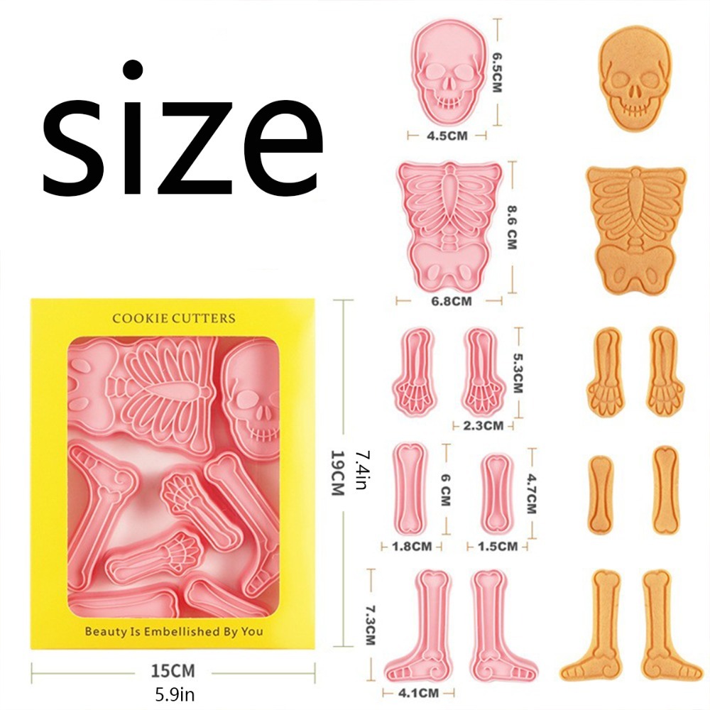 Halloween Puzzle Fondant Biscu - Human Body Puzzle ulasan dan harga