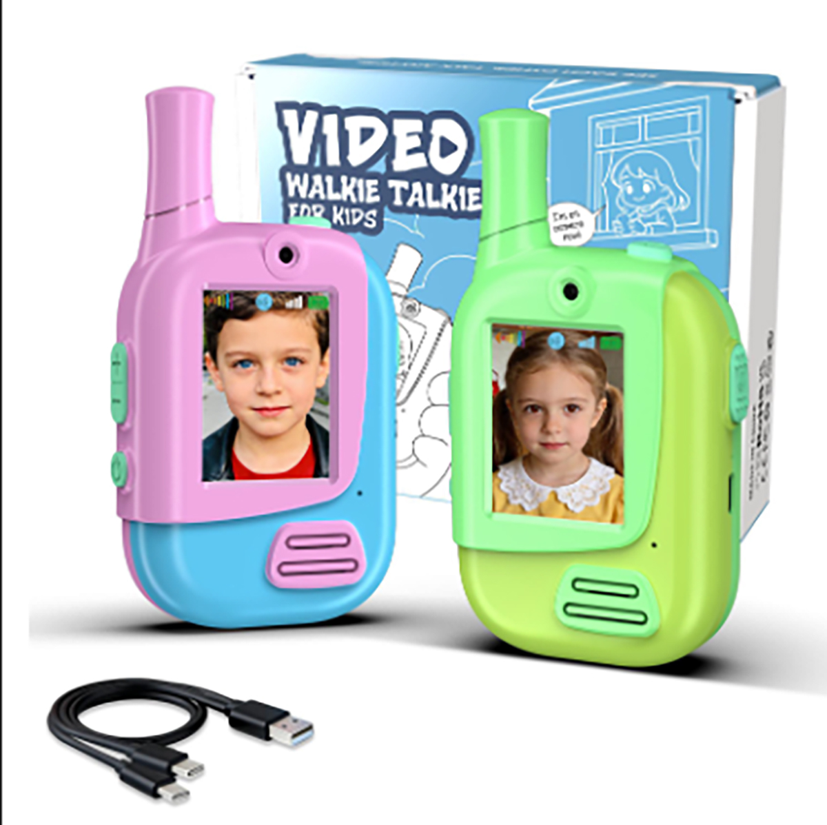 2 Pack Rechargeable Kids Video - Kids Education Video ulasan dan harga