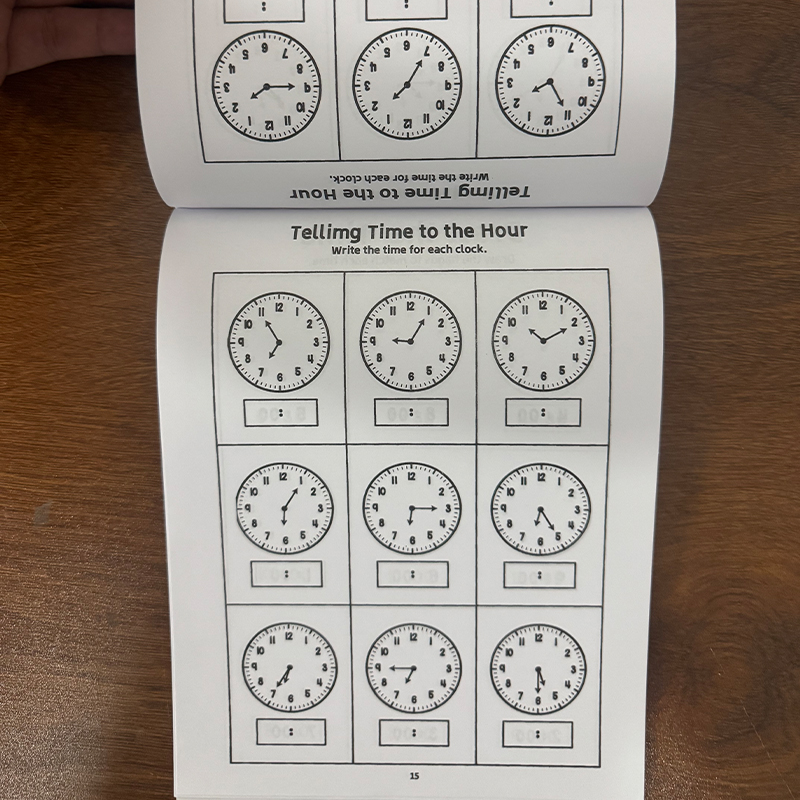 Telling Time Workbook for Kids - Kids Education Activities ulasan dan harga