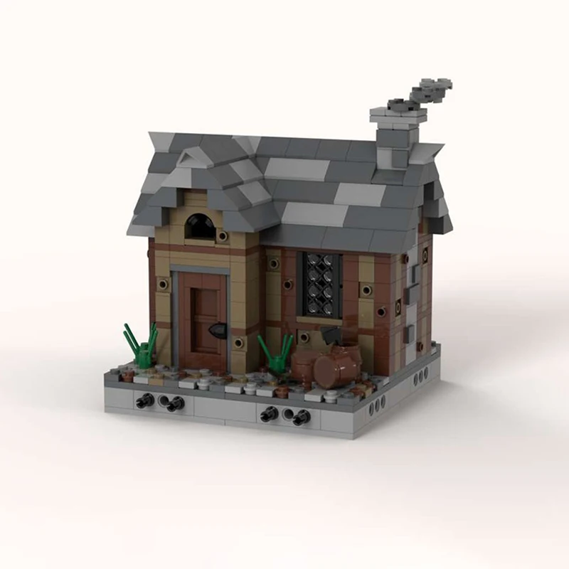 594PCS MOC DIY Medieval Log Ca - Kids Education Login ulasan dan harga